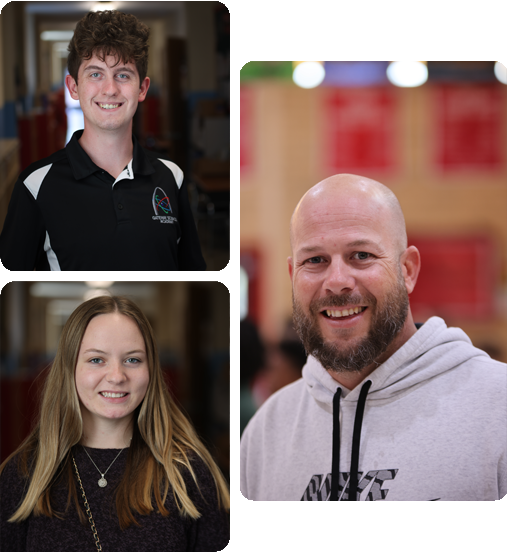 A collage of three HSA Teachers.